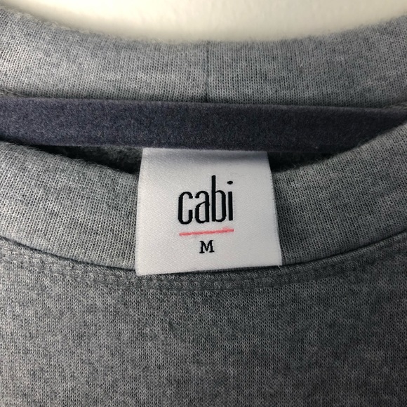 CAbi Flashdance Grey Sweater Long-Sleeved Dress - Picture 4 of 8